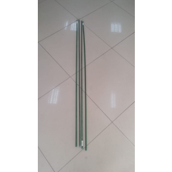 عصا - سنادة حديد مطلي بالبلاستيك الأخضر 120 سم عدد 5