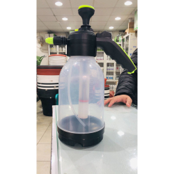 مرشة يدوية صيني شفاف 2 لتر