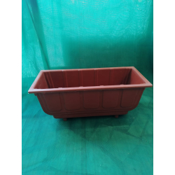 مركن مستطيل روم 60 سم - بني