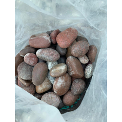 حصى احمر مطفي 5- 3 سم وزن 10 كغ 