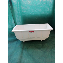 مركن مستطيل روم 60 سم - ابيض