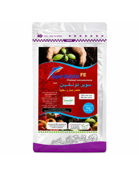 1 كيلو سماد سوبر دولفين عناصر صغر مخلبي 