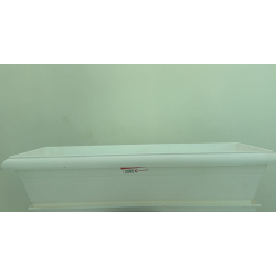 مركن مستطيل 75 سم - ابيض يوناني