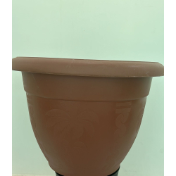 مركن دائري 50 سم - بني نقشة نخلة