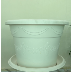 مركن دائري 75سم - ابيض