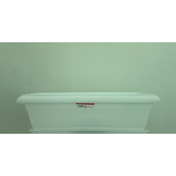 مركن مستطيل 60 سم - ابيض يوناني