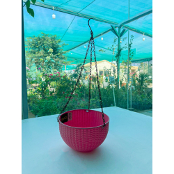 مركن علاق وردي قطر 21 سم × ارتفاع 17.5 سم